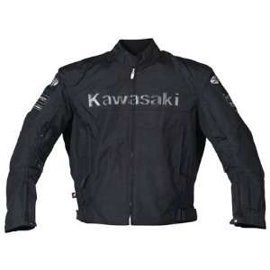  Kawasaki Black ZX Textile Motorcycle Jacket 3XL 