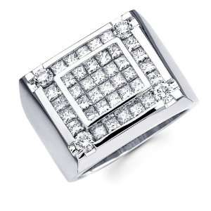   Diamond Anniversary Ring 14k White Gold Band (2.92 Carat) Jewelers