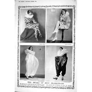  1920 MISS MASQUERADE HARLEQUIN FANCY DRESS COSTUMES 