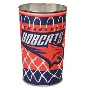   Charlotte Bobcats Waste Paper Trash Can   Trash Cans