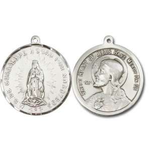  Our Lady of Guadalupe Medal&, Sterling Silver Pendant with 
