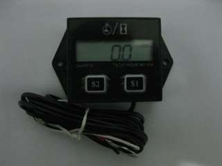 Hour meter tach tachometer boat outboard mercury yamaha  