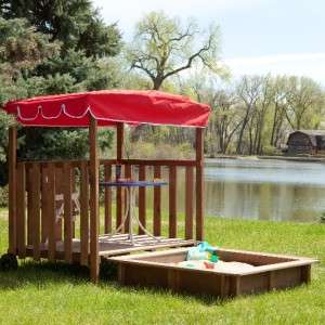 Classic Kids Playtime Pool and Sandbox Playhouse Set Outdoor Toys New 