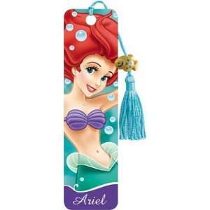   2x6) The Little Mermaid Movie Ariel Beaded Bookmark