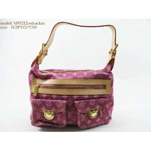  Louis Vuitton Denim Baggy Pm Handbag 