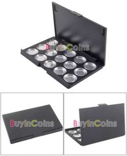 15 PCS 26mm Empty Eyeshadow Aluminum Pans with Palette  