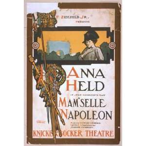  Poster F. Ziegfeld, Jr. presents Anna Held in Jeaan 