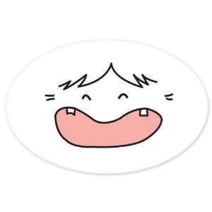  Hello Spank dog manga cartoon sticker decal 5 x 3 