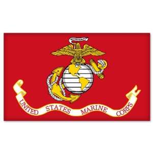  US Marine Corps Flag Semper Fi car bumper sticker window 