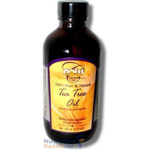  Now Tea Tree Oil (Melaleuca alternifolia), 4 Ounce Health 