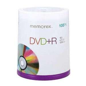  Selected DVD+R 100PK 16X Spindle By Memorex Electronics