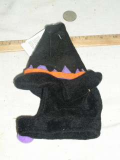 BRAND NEW UNUSED PET CAT HALLOWEEN WITCH HAT COSTUME W/TAGS 1 SIZE 