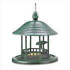 Bird Feeder   Wood Gazebo with Flowers & Bees  