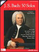 JS Bach 50 Solos Classical Guitar Tab Sheet Music Book  