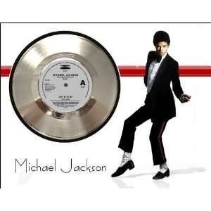  Michael Jackson Give It To Me Framed Silver Record A3 
