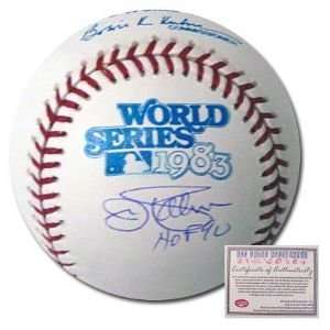   Hand Signed Rawlings MLB Baseball 1980 World Series