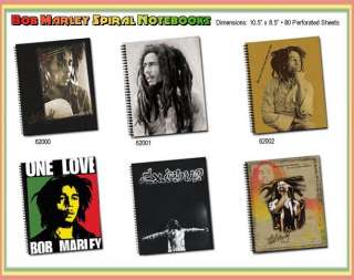 Bob Marley Reggae Pocketfolders Pocket Folders 6 pack  
