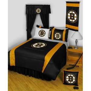   Bed Skirt   Boston Bruins NHL /Color QUEEN Size Queen