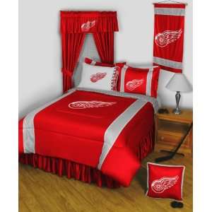  NHL Detroit Red Wings Comforter   Sidelines Series
