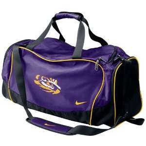  Nike LSU Tigers Purple Brasilia Team Duffel Bag Sports 