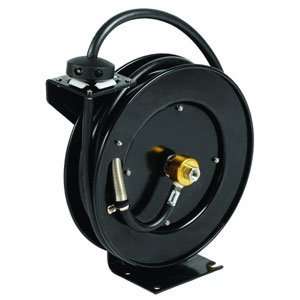    09 Equip Hose Reel with 35 Hose and Water Gun Patio, Lawn & Garden