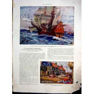    Canada Cartier Hermine French Colony Print 1934