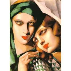  HQ Reproduction Painting, Original by LEMPICKA, Old Masters 
