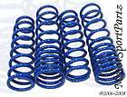 Blue Lowering Springs (4pcs Front & Rear) Nissan Altima 2002 2003 2004 