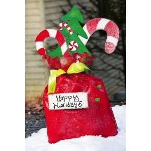  Mesh Decor Christmas Gift Bag Patio, Lawn & Garden