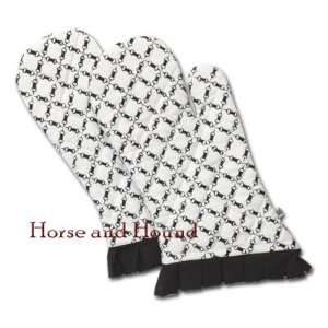  Snaffle Bit Cotton Oven Mitts
