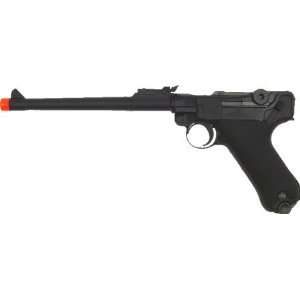  WE Tech Luger Full Metal Gas Blow Back Airsoft Pistol Long 