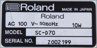 Roland Edirol SC D70 SC D70 Sound Canvas SoundCanvas Module  