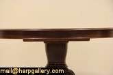 Round 1910 Mahogany 54 Dining Table, Extends 10 6  