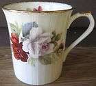 royal devon fine bone 1 coffee mug cup roses white nice expedited 