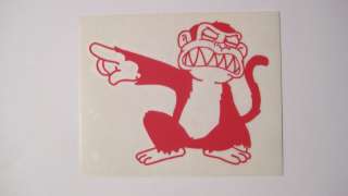 Family Guy  Red Evil Monkey Sticker, Rub On  
