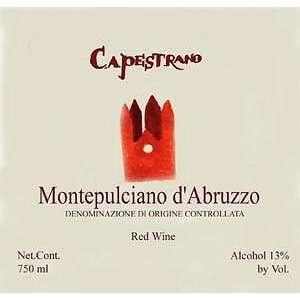  2009 Capestrano Montepulciano dAbruzzo 750ml Grocery 