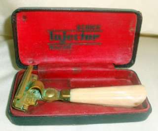 Vintage SCHICK Eversharp Injector Bakelite Safety Razor in Case 1937 