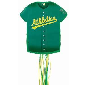   PINATA Oakland Athletics Baseball   Shirt Shaped Pull String Pinata