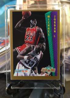 RARE* 1992 93 Fleer Tonys Pizza Michael Jordan SD Slam Dunk  