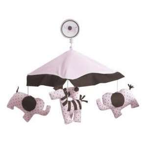  Lambs & Ivy Classic Pink Musical Mobile Baby