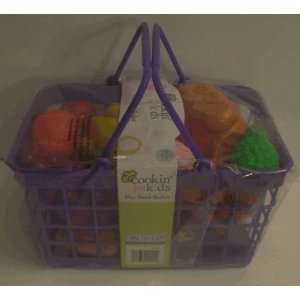  Play Food Basket ~ Fruit and Vegetable ~ Purple Toys 