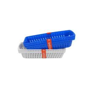 Bulk Pack of 96   Rectangular plastic baskets, pack of 3 