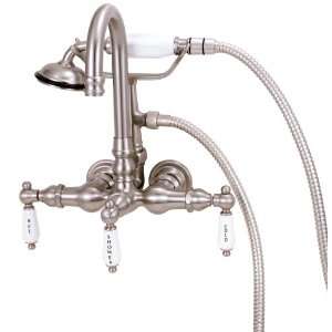 Elizabethan Classics ECTW06SN Tub Filler with Gooseneck Spout and Hand 
