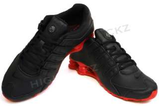 Nike Shox NZ Black Red 378341 000 Mens New Running Shoes Size 7~13 