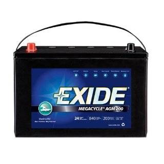 Exide MC 31 MEGACYCLE AGM 200 Sealed Maintenance Free (AGM) Marine 