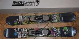 Snowjam 90cm Skiboards Snowblades ski boards with Bindings 2012 NEW 