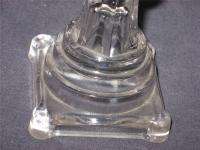 ANTIQUE GLASS FONT & PEWTER WHALE OIL LAMP W BURNER  