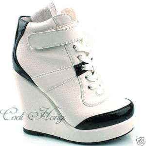 Womens Shoes Multi Trainer Sneakers Platform Wedge heel  