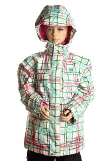 DC Kids Servo K12 Snowboard Jacket Size S Pink/Green  