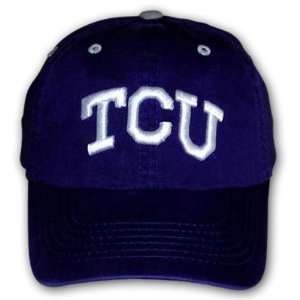   Christian Horned Frogs Enzyme Washed Adjustable Hat Purple Adjustable